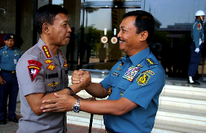 Perkuat Soliditas, Kapolri Silaturahmi ke Mabes TNI Angkatan Laut dan Kasum TNI